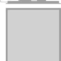 Pannello LED Tsong 60x60cm 33W 3000K 1521 lumen IP20 CRI 80 Alluminio Oro Opaco CE RoHS