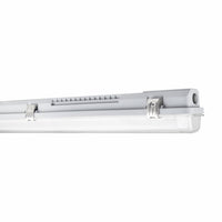 Pantalla para tubo LED Tsong 120cm impermeable IP65 para un solo tubo LED, carcasa de aluminio duradera