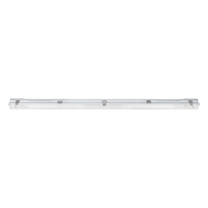 Pantalla para tubo LED Tsong 120cm impermeable IP65 para un solo tubo LED, carcasa de aluminio duradera