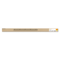 Pantalla para tubo LED Tsong 120cm impermeable IP65 para un solo tubo LED, carcasa de aluminio duradera