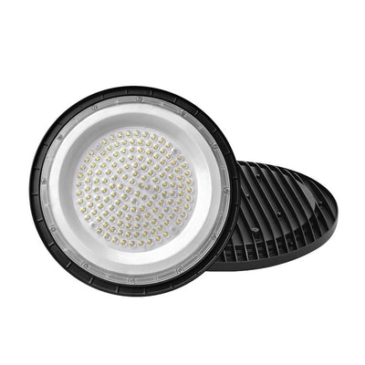 TSONG LED UFO High Bay 100W 6000K DOB-drivrutin, hållbar design, idealisk för lager och industriell belysning