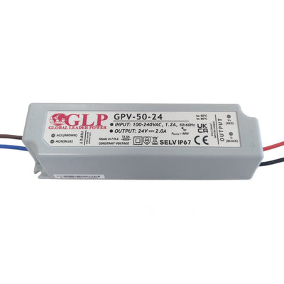 LED voedingsadapter 12v 48w 2a ip67 waterdicht door glp