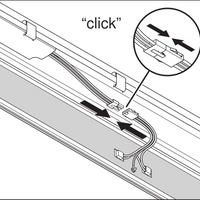 Plafoniera LED stagna Value 50W 4000K 6000 lumen 150cm IP65 bianco freddo