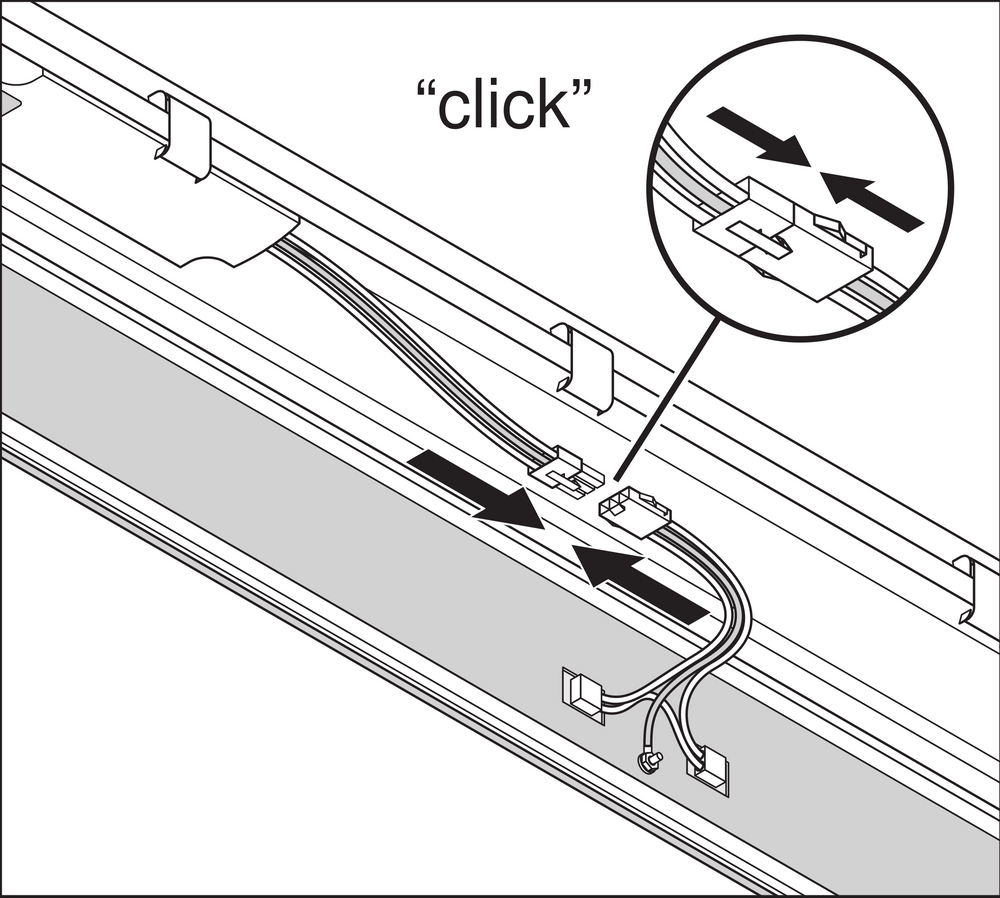 Plafoniera LED stagna Value 50W 4000K 6000 lumen 150cm IP65 bianco freddo