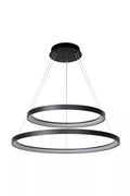 Lucide VIDAL suspension LED Ø78cm dimmable 92W 2700K Noir lampe suspendue moderne