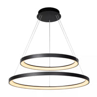 Lucide VIDAL hanglamp Ø78 cm LED 92W 2700K dimbaar zwart