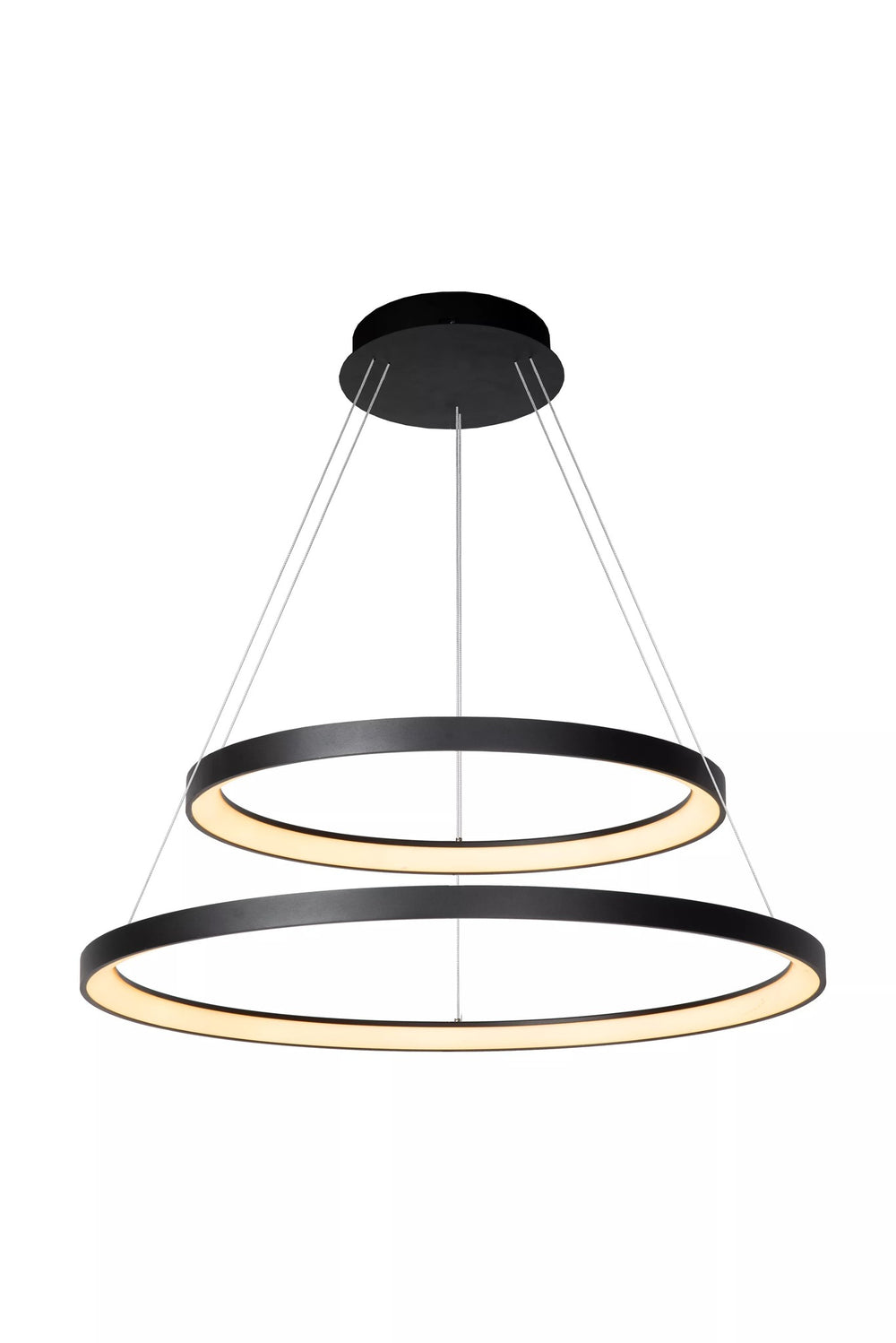 Lucide VIDAL hanglamp Ø78 cm LED 92W 2700K dimbaar zwart
