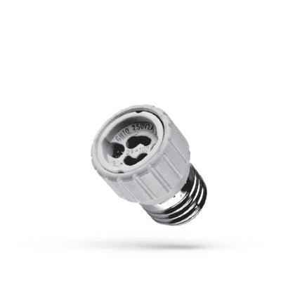 Spectrum E27 naar GU10 adapter IP20, 230V, witte behuizing voor naadloze LED-conversie