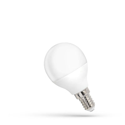 Spectrum LED G45 lamp E14 230V 4W koel wit 6000K 750 nuttige lumen 160° hoek 17000 uur levensduur