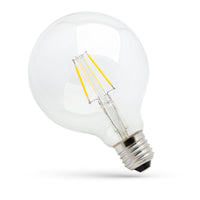 Spectrum LED glob G95 4W 2700K E27 met 450 lumen en 300° straalhoek voor warm wit licht