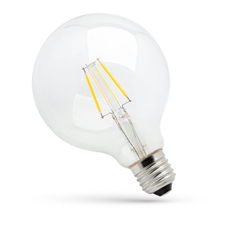 Spectrum LED glob G95 4W 2700K E27 met 450 lumen en 300° straalhoek voor warm wit licht