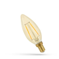 Spectrum LED kaars C35 E14 230V 2W warmwit 2400K met brede 300° stralingshoek en 260 lumen voor sfeervolle interieurverlichting