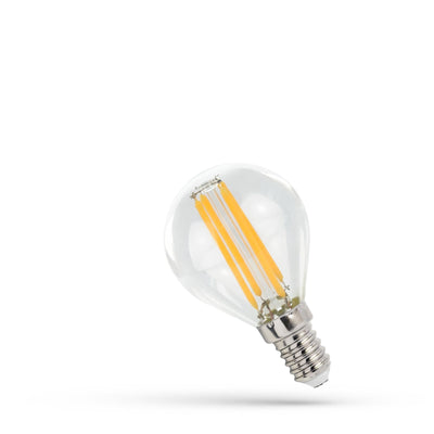 LED Lamp G45 - E14 fitting - 4W Filament - 4000K helder wit licht