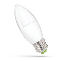 Spectrum Led kaarslamp C37 E27 230V 6W NW 4000K, 540 lumen voor binnengebruik, 160° stralingshoek, niet dimbaar