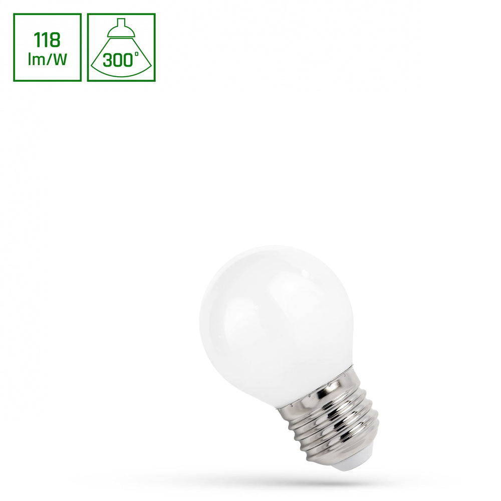 Spectrum led lamp p45 e27 4000K, 5.5W met 650 lumen en 300° stralingshoek voor binnenshuis gebruik