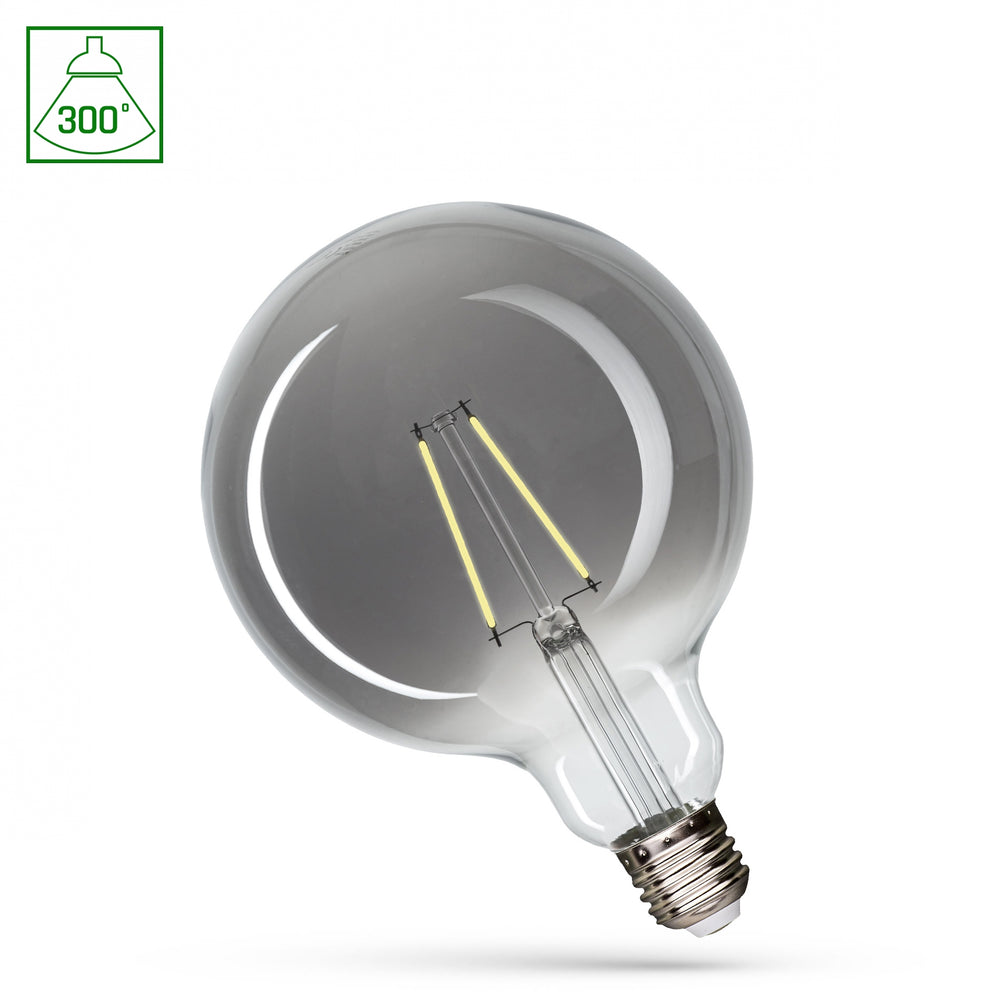 Spectrum LED G125 E27 4.5W 230V 4000K 320 lumen natuurlijke witte verlichting 17.000 uur levensduur