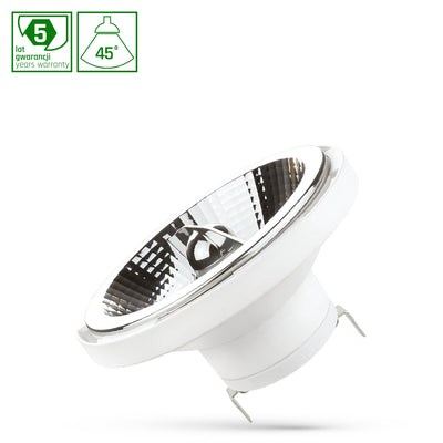 Led lamp AR111 G53 14W 3000K 900 lumen 45 graden warm wit Spectrum niet-dimbaar 50.000 uur 2 jaar garantie