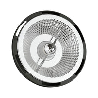 LED Spectrum AR111 GU10 12W noir, 4000K blanc neutre, 45° faisceau, 1050 lumens, CRI >80, 230V, 2 ans de garantie