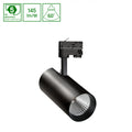 Spot LED sur Rail Spectrum 3-Phases 10W 3000K 1450 lumens CRI 80 60° Aluminium Noir IP20 Dimmable 230V