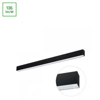 Spectrum Allday 36W LED sensor lamp met 4000K, 115° stralingshoek, 112cm zwart, 4900 lumen, IP20, 2 jaar garantie