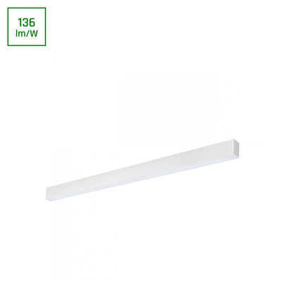Spectrum Allday 36W LED bar, 4000K, 4900 nuttige lumens, 115° bundel, IP20, wit, 112cm, oppervlakmontage, 2 jaar garantie