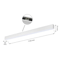 Spectrum ALLDAY GO LED ceiling light, surface mount, 36W 4000K 230V, 4900 lumens, 115° beam, White IP20
