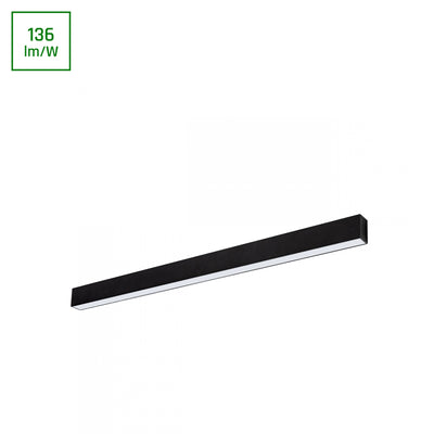 Spectrum Allday GO 36W LED barra luminosa nera 112cm 4000K 115° angolo 4900 lumen IP20 illuminazione durevole
